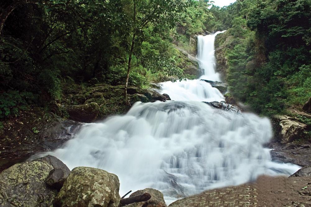 Iruppu Falls Karnataka - Sacred Waterfall with Temple