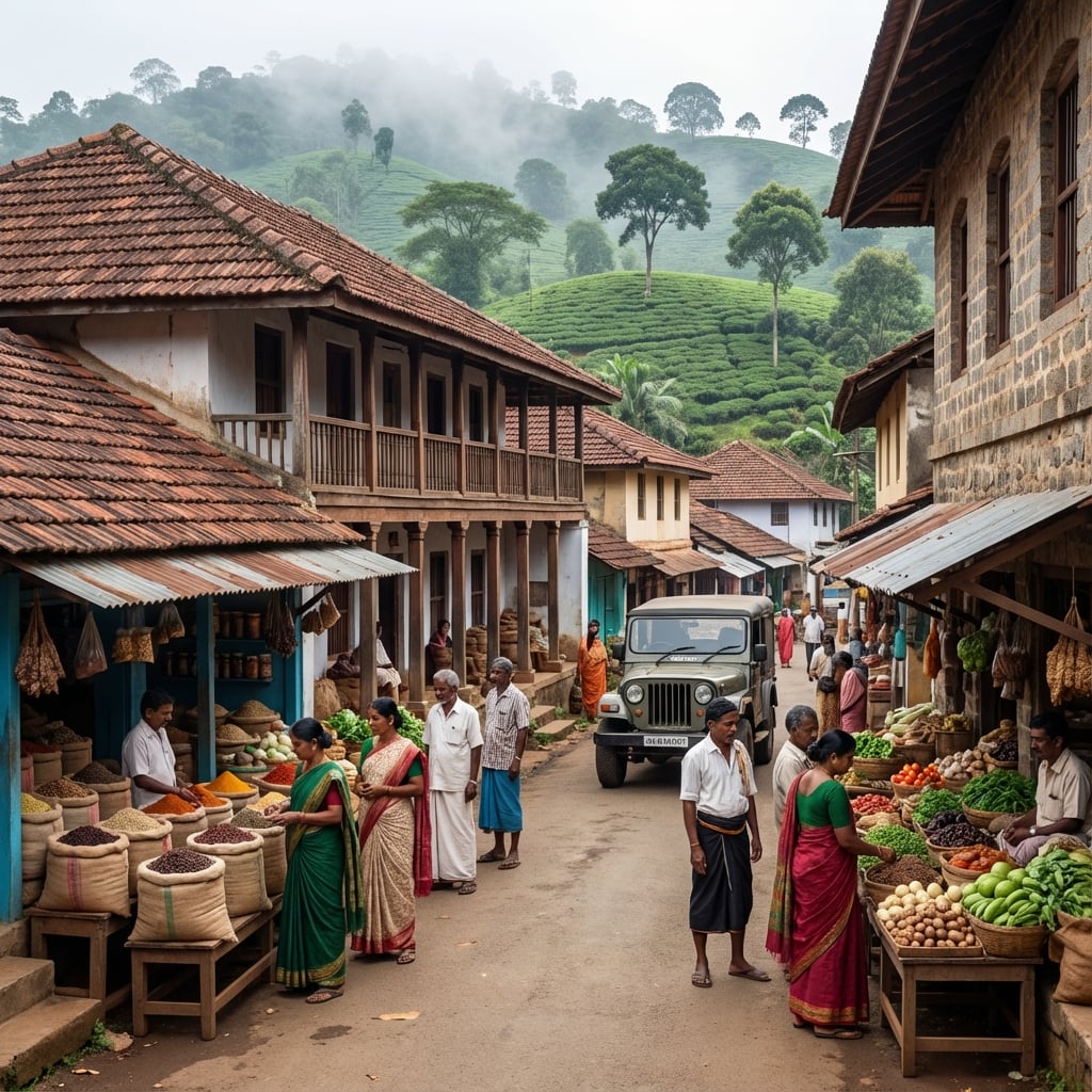 Somwarpet town - Gateway to Mallalli Falls