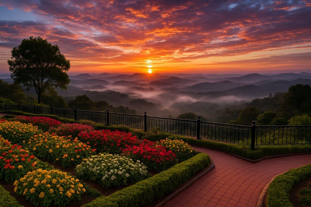 Raja's Seat - Popular Sunset Viewpoint in Coorg
